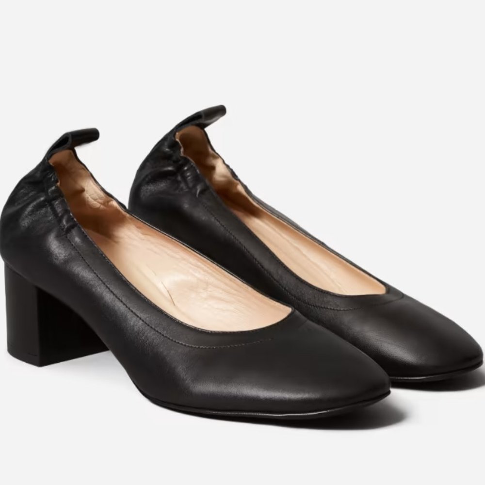Everlane - Italian Leather Day Heel - Size 8